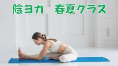 陰ヨガ春夏クラス